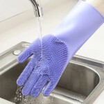 1Pair Dishwashing Cleaning Gloves