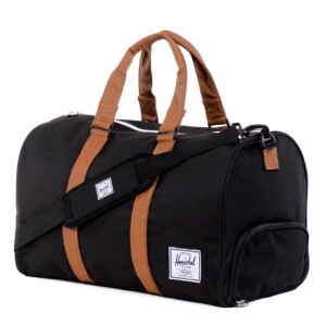 Herschel Leather Duffle Bag In Brown Color